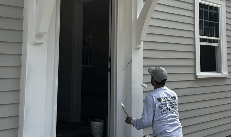 Exterior house painters